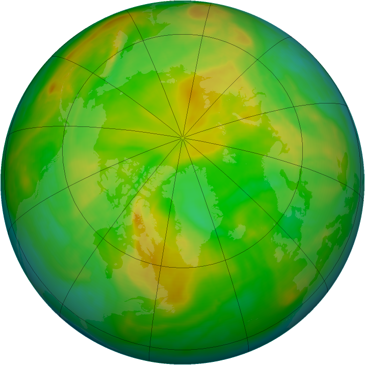 Arctic ozone map for 30 May 2008